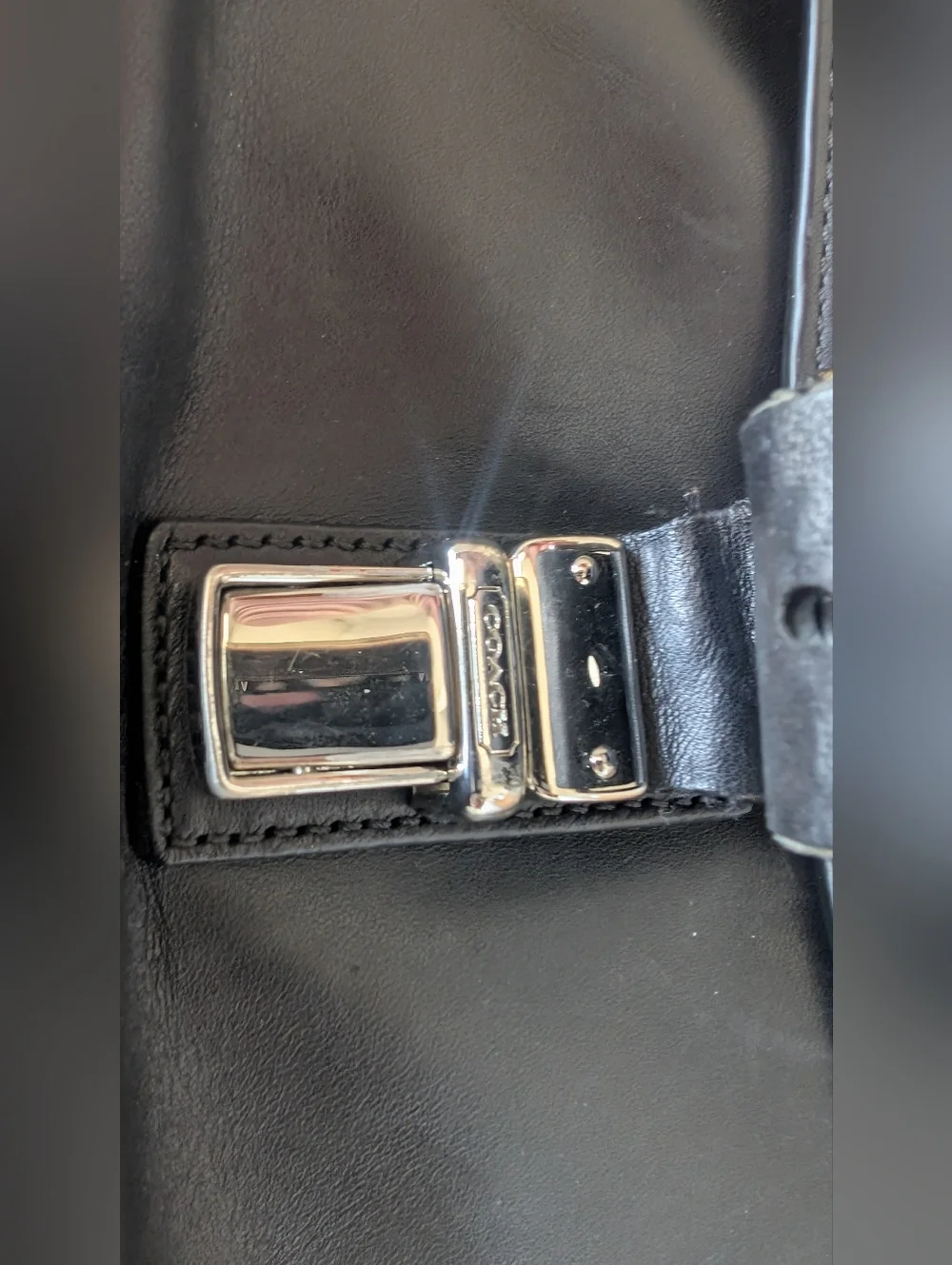 Coach Black Leather Men’s Briefcase Bag